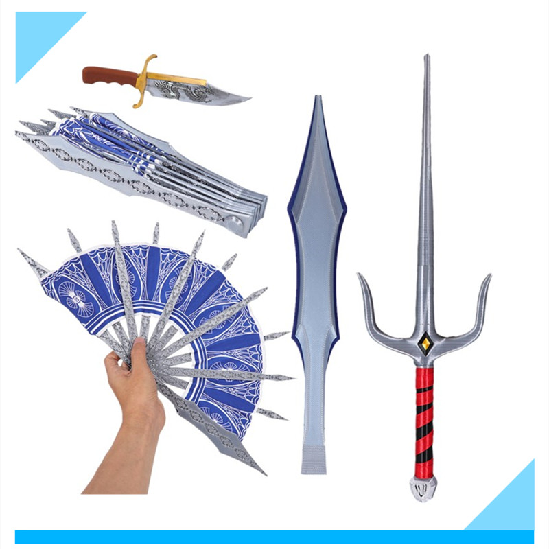 Cosplay Prop Dagger - Kitana-abanicos de Cosplay, accesorios de abanico