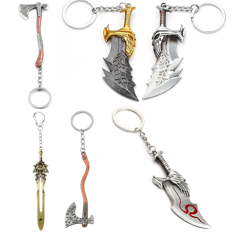 Cosplay Prop Dagger - Llavero con colgante de la espada