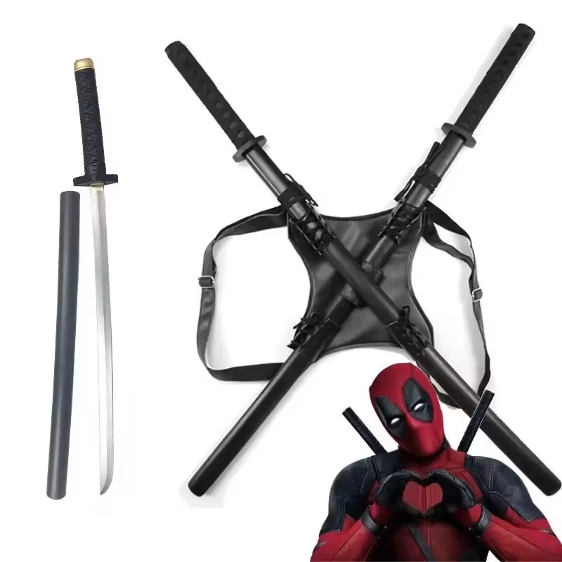 Cosplay Prop Dagger - 2025 nuevo 61cm Deadpool Katana PU