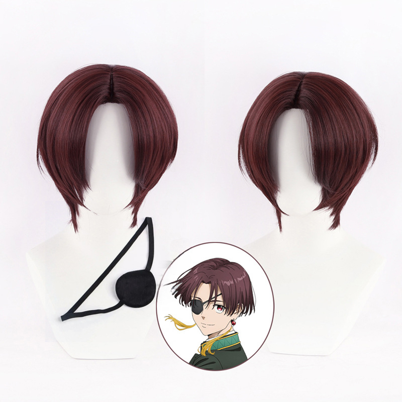 Prop En Cosplay - Anime cortavientos Hayato Suo Cosplay pelucas