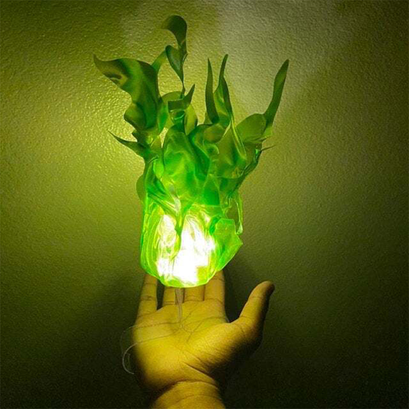 Cosplay Fireball Prop - Bola de Fuego Flotante de Halloween,
