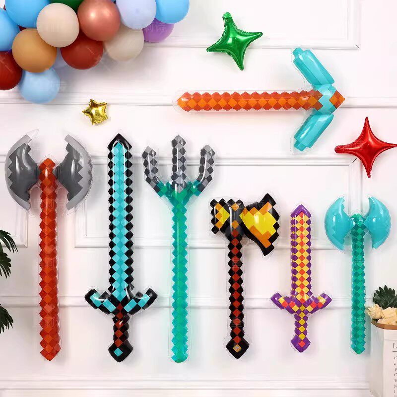 Cosplay Prop Dagger - Juguetes Estilo Pixel, Espada de Gemas,