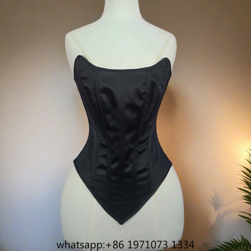 Boning Corset Steel - Corsé ajustado para mujer, bustier sin