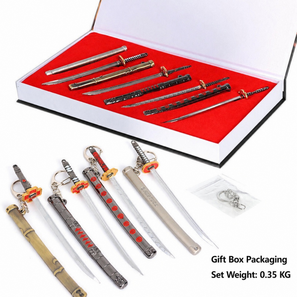 Set de Llaveros de Anime One P - Cosplay Prop Dagger reseña y precio