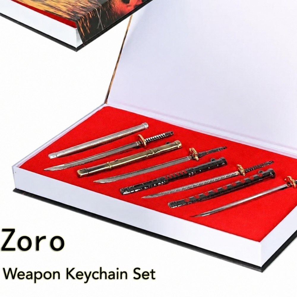 Set de Llaveros de Anime One P - Cosplay Prop Dagger reseña y precio