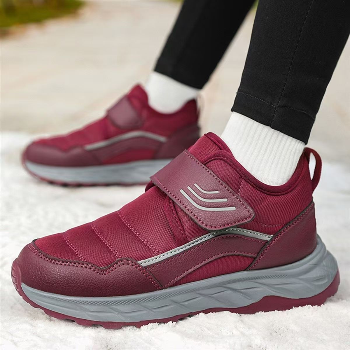 Botas de Nieve de Invierno par - Velcro Hook Loop reseña y precio
