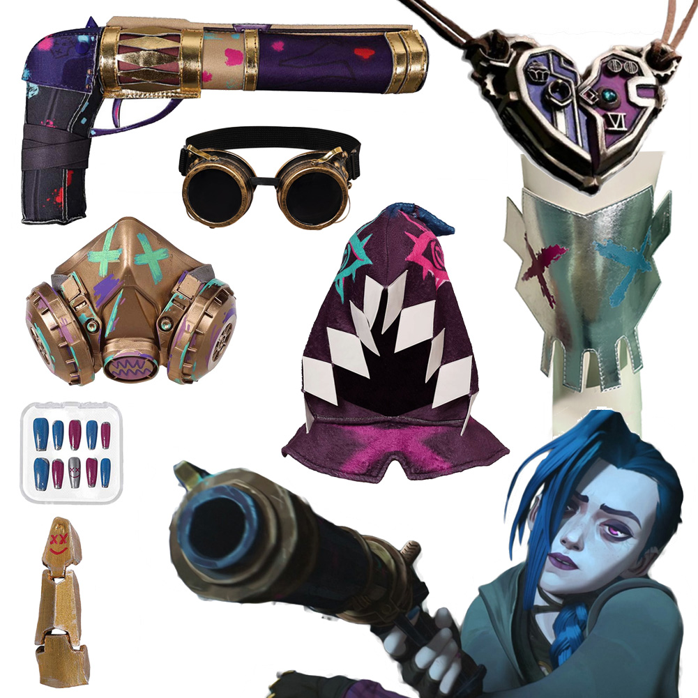 Pistola de arma Arcane Jinx pa - Cosplay Prop Pistol reseña y precio
