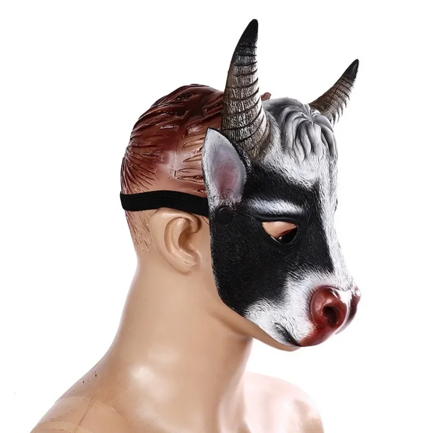 Máscara de cabeza de vaca de A - Cosplay Prop Foam reseña y precio