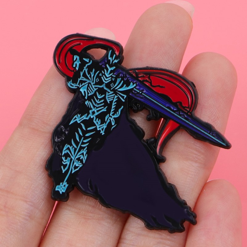 Pins de esmalte de personaje d - Cosplay Prop Dagger reseña y precio