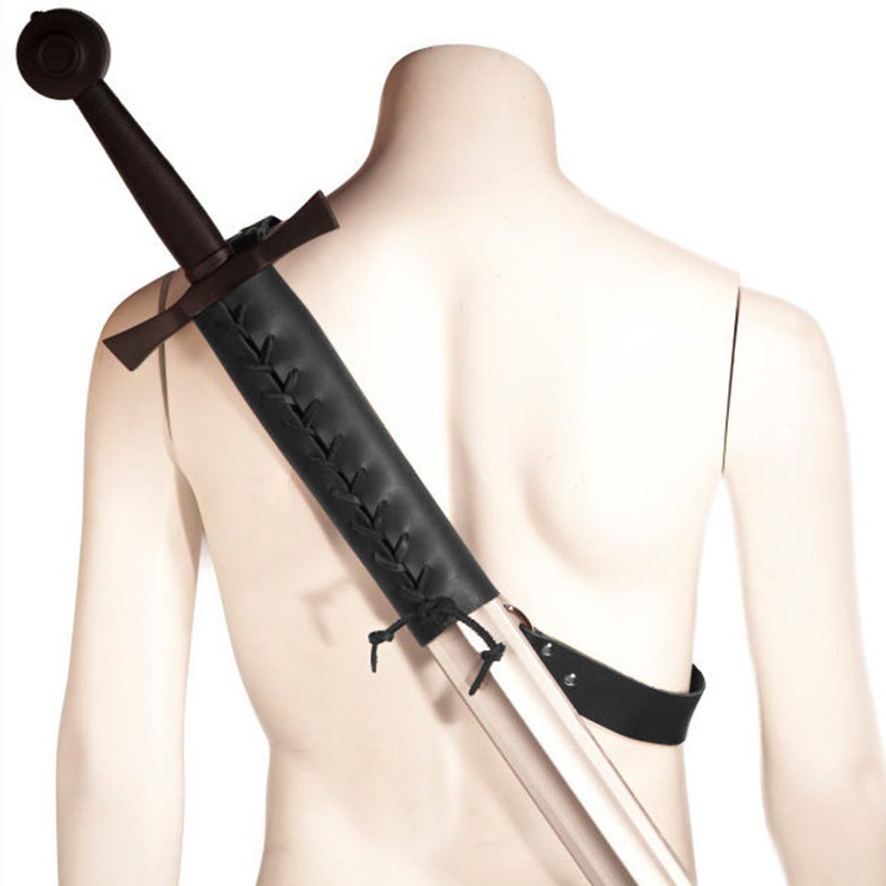 Funda para espada de cuero PU  - Cosplay Prop Dagger reseña y precio