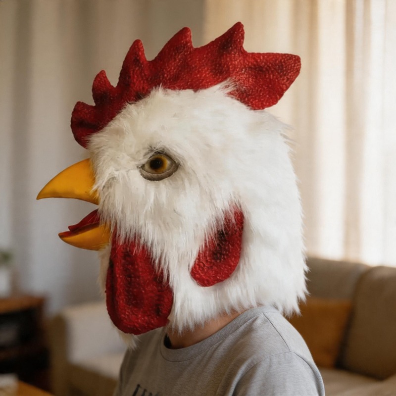 Máscara de Gallo con Pico de A - Cosplay Prop Foam reseña y precio