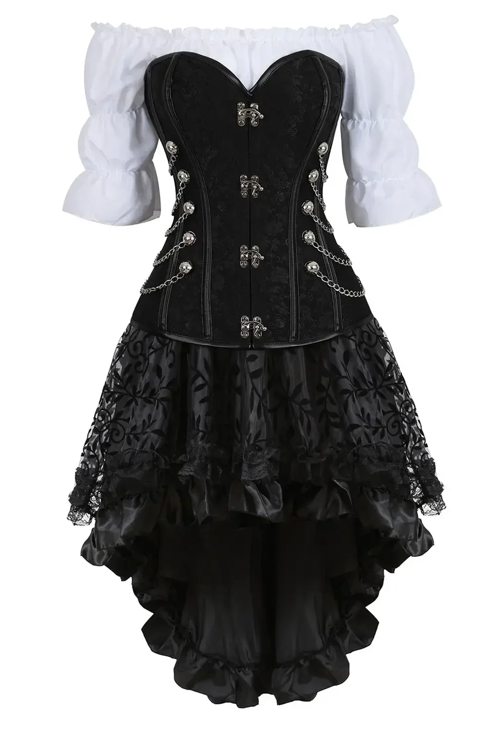 Corsé pirata para mujer, corpi - Boning Corset Steel reseña y precio