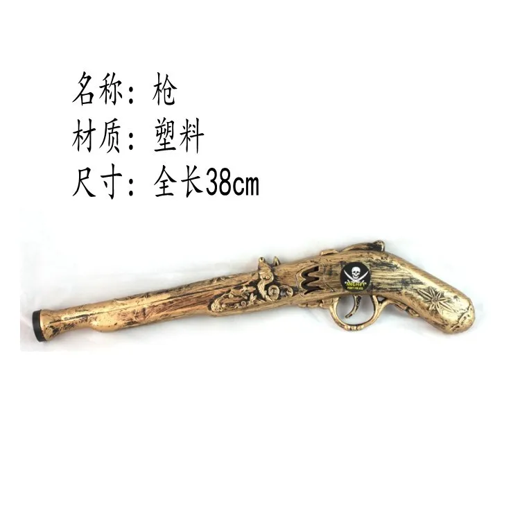 Disfraz de pirata de capitán J - Cosplay Prop Pistol reseña y precio
